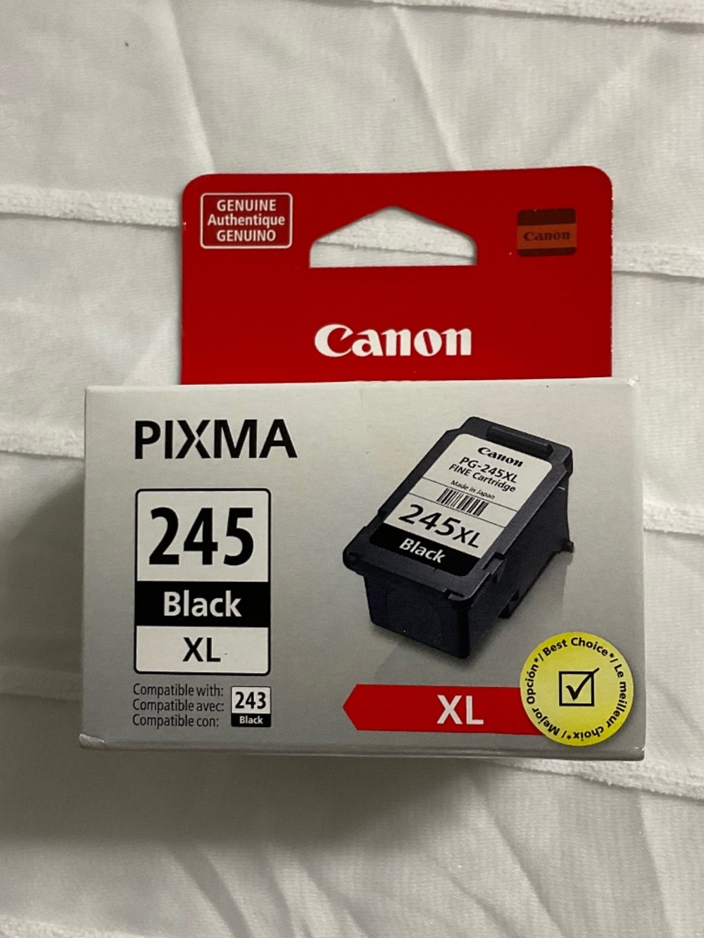 Canon PG-245XL Ink Cartridge - Black - Ink Printer